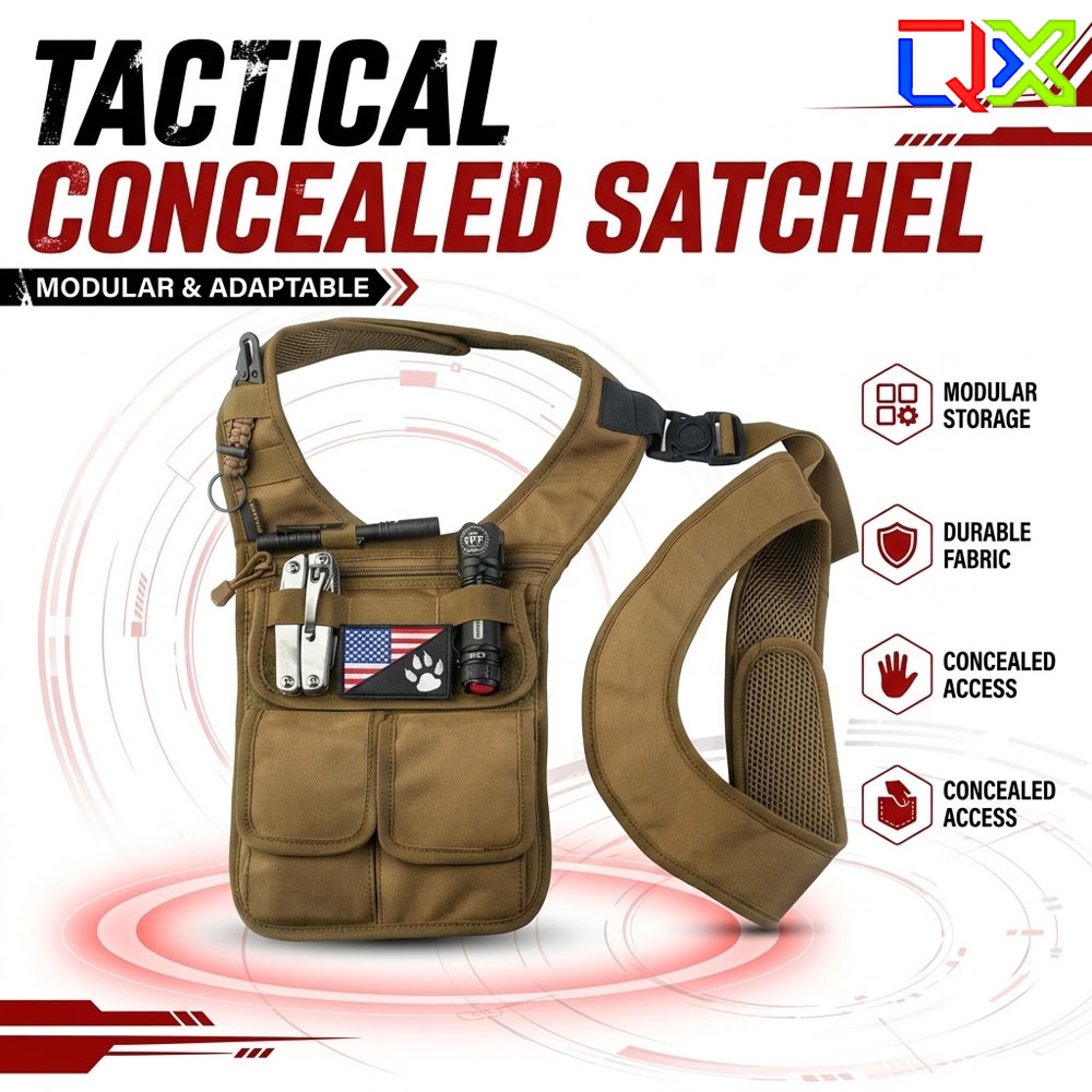 Edc Concealed Carry Bag - QX Taktik Gizli Kol Altı Omuz