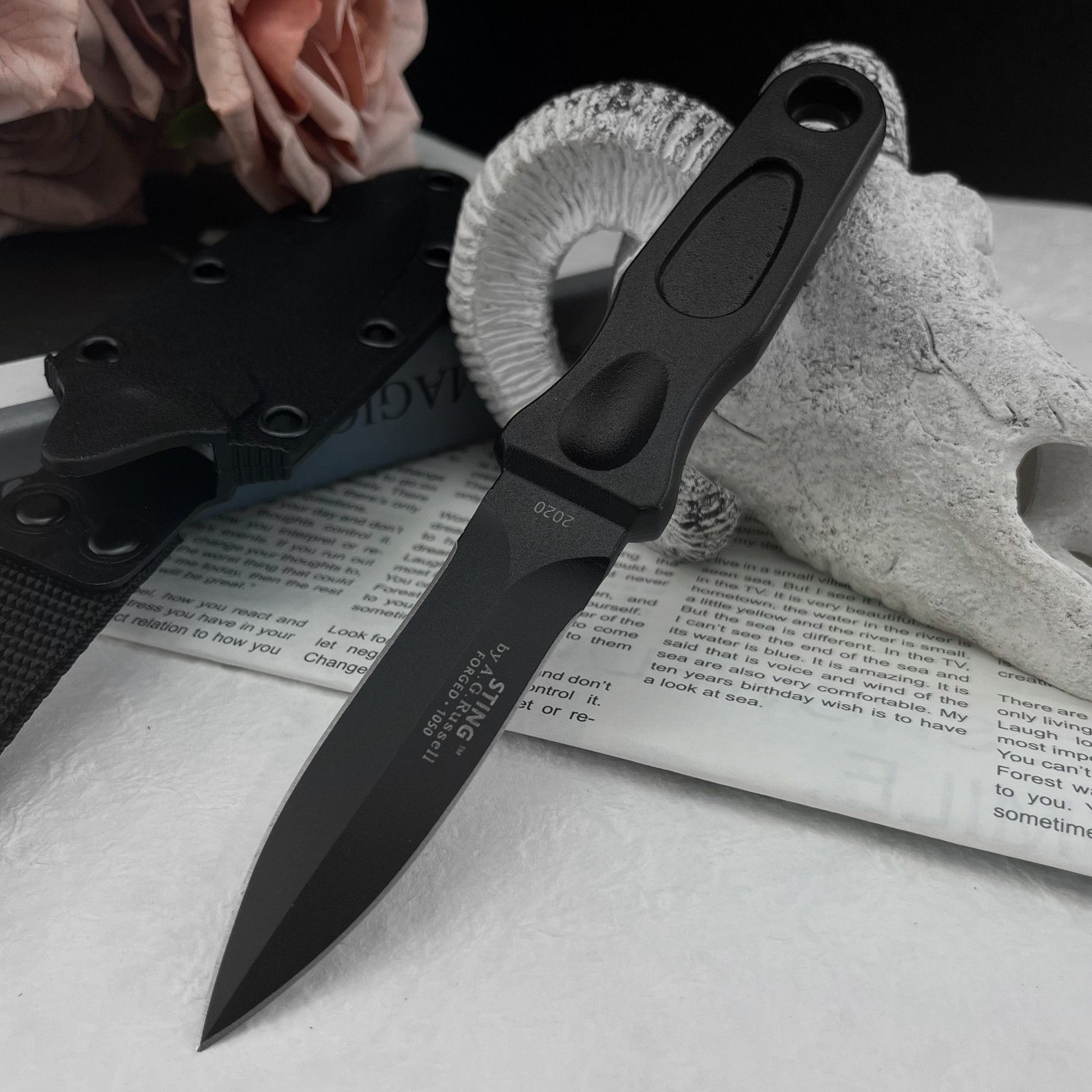 Edc Gear Every Day Carry - Çok Fonksiyonlu Sabit Namlulu Bıçak 8Cr13MoV